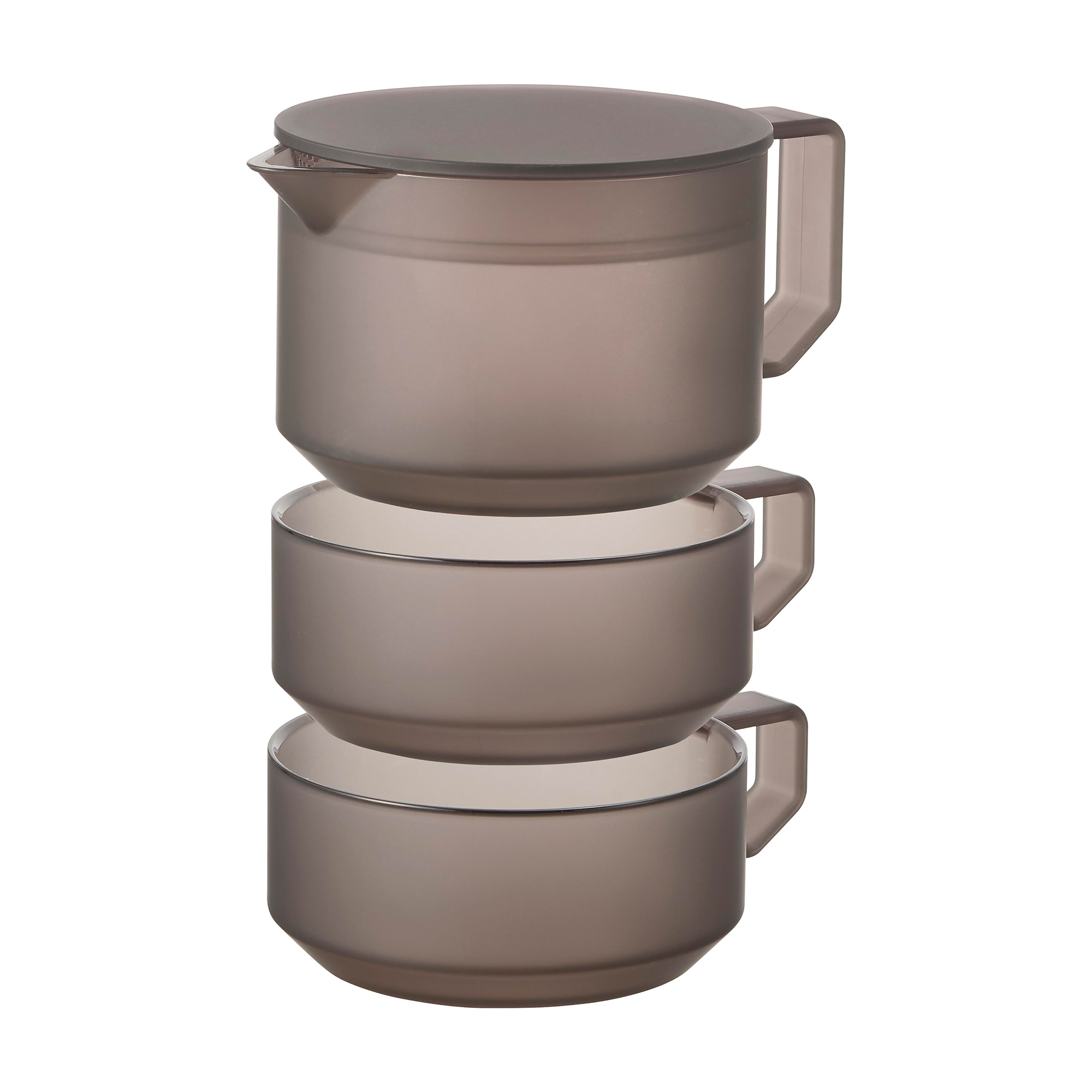 tower 山崎実業 ティーポット ティーカップ 2個セット タワー 300mL