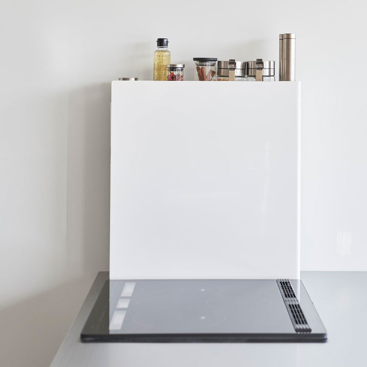 値下げ訳あり隠せる調味料ラック幅13cm 大容量 完成品 (黒2段)