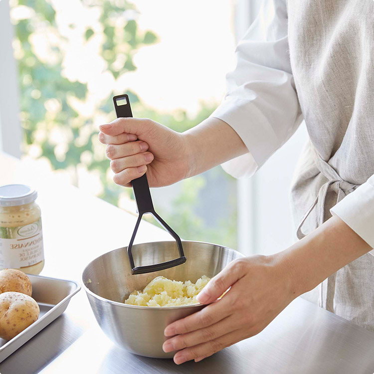 山崎実業 シリコーンハンドルポテトマッシャー タワー 6360 6361 tower