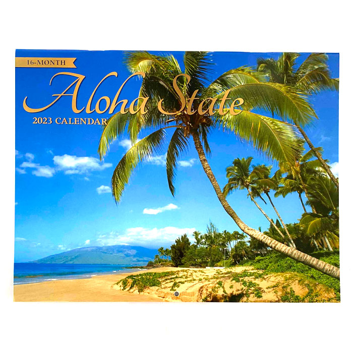 2024年 HAWAII 書き込み 壁掛け カレンダー ハワイがいちばん輝く④