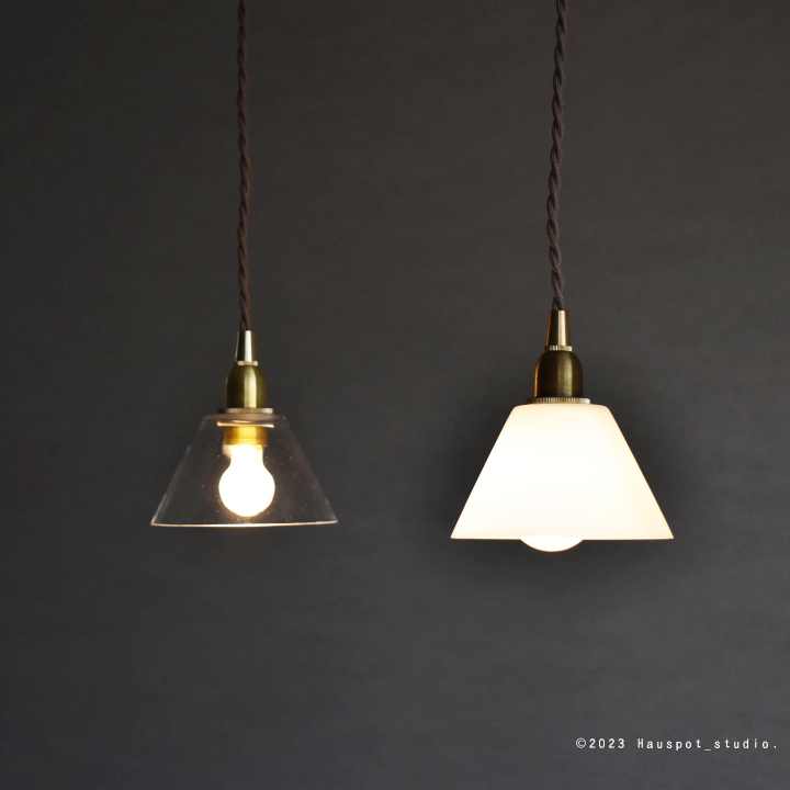 ペンダントライト ソケット シェード セット Mini Glass Lighting E17