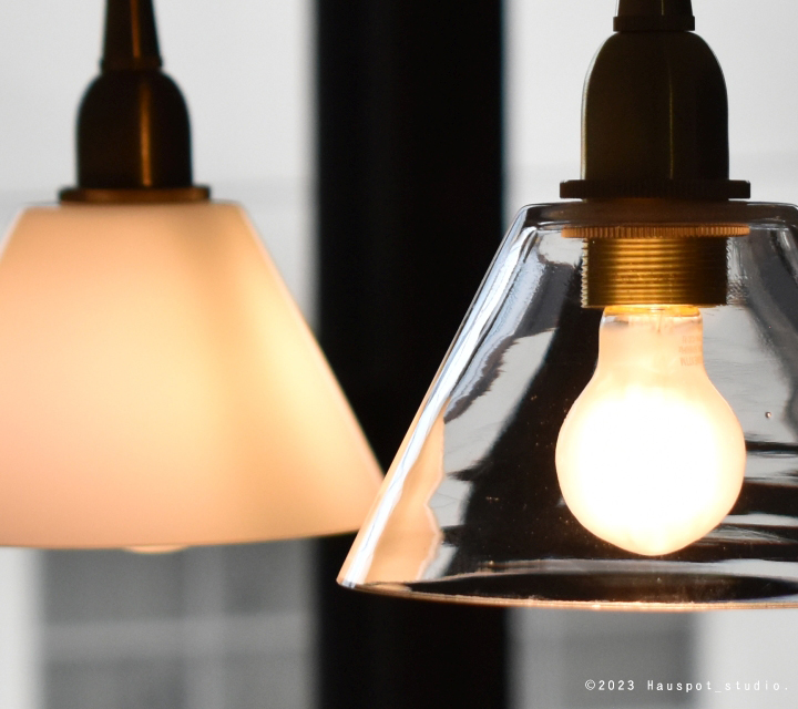 5灯 ペンダントライト ガラスシェード ペンダントライト ソケット シェード セット Mini Glass Lighting E17