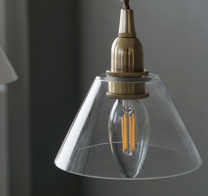 ペンダントライト ソケット シェード セット Mini Glass Lighting E17