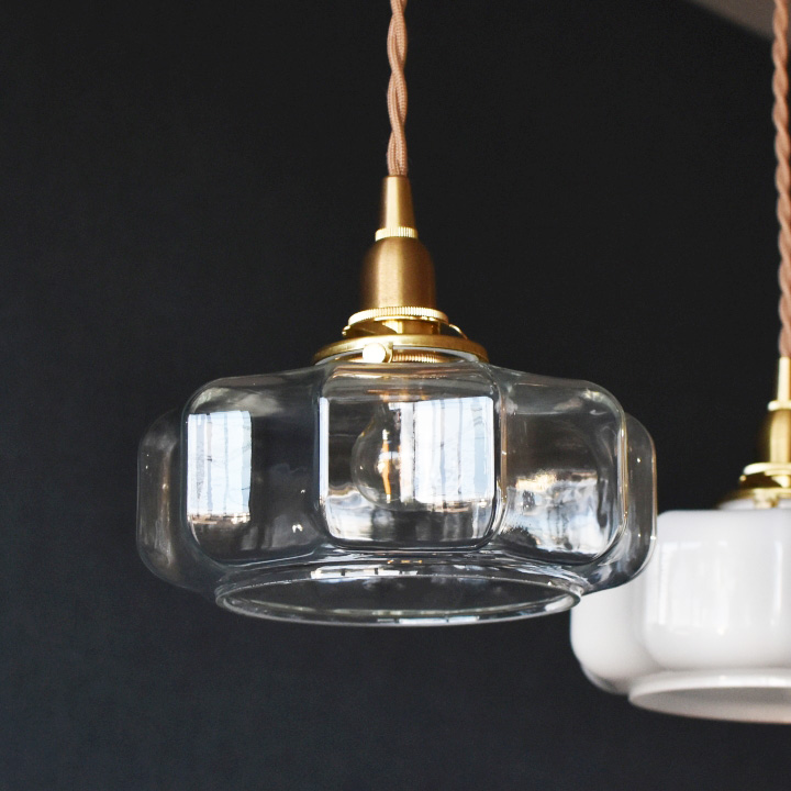 ペンダントライト ソケット シェード 電球 セット Glass Lighting M