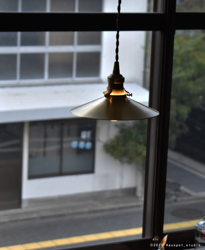 ペンダントライト おしゃれ ソケット&真鍮シェードセット Brass Shade