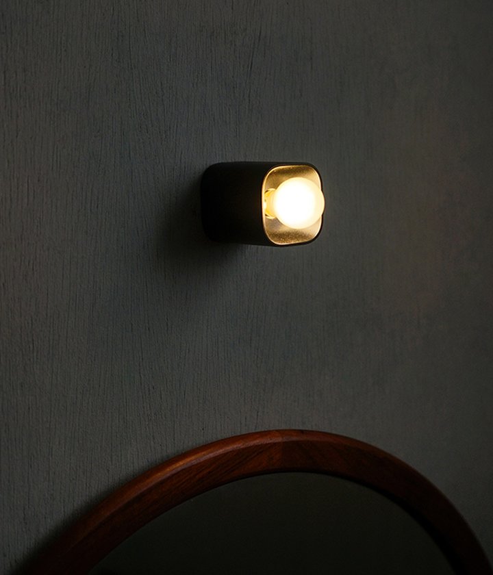 ウォールブラケット モダン おしゃれ Grat light Straight ブラック