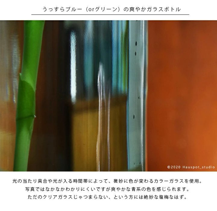 花瓶 北欧 ガラス デザインカラーガラスボトルベース直径10cm×高さ14cm