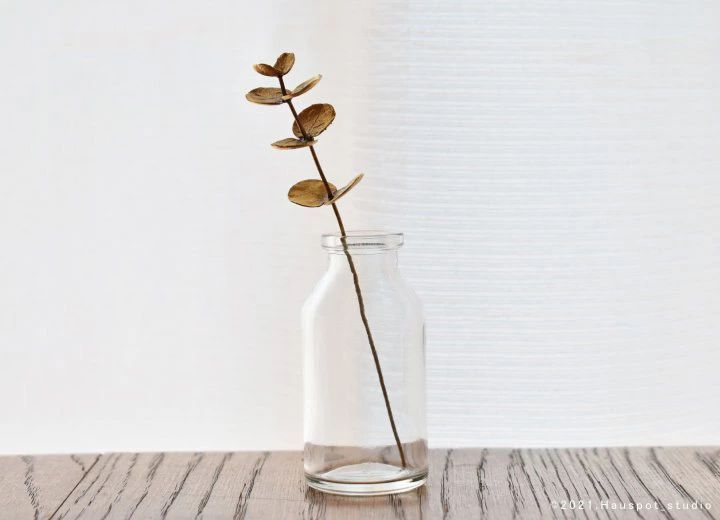 真鍮素材を用いて日本の職人が作り上げた本物のような真鍮花と小花瓶のセット｜Brass Flower 真鍮の花