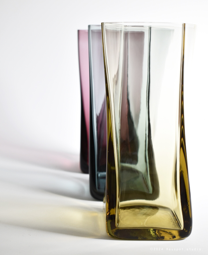 フラワーベース スガハラガラス Sghr ヘレン 四角花器 花瓶 ナチュラル