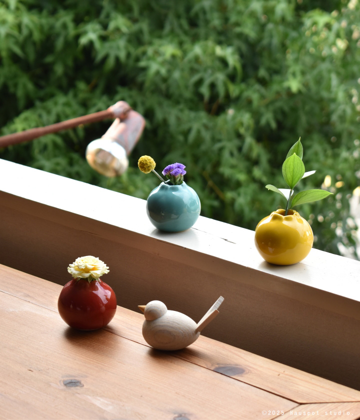 一輪挿し おしゃれ ザクロ 花瓶 Despots Small vase pomegranate
