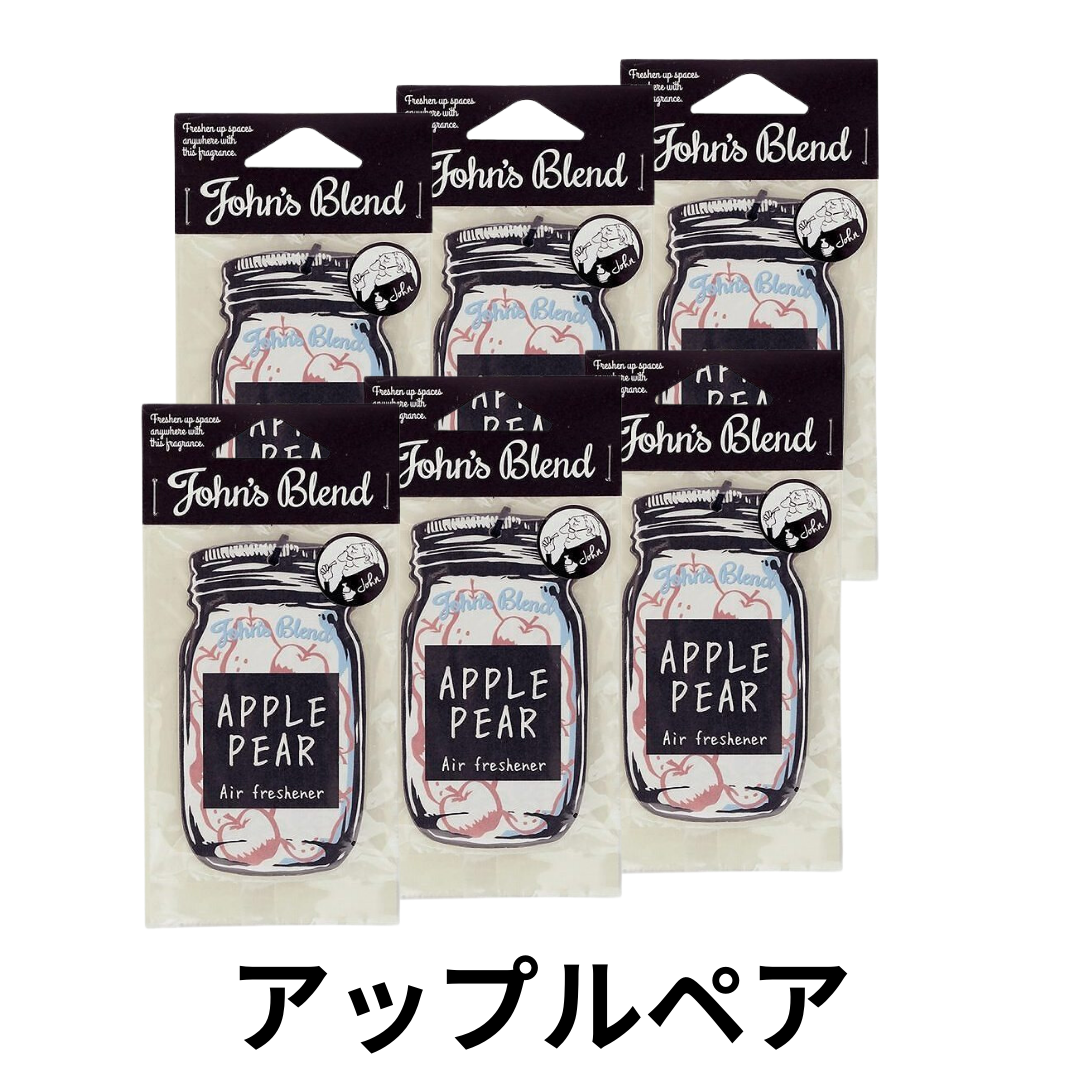 6点セット ジョンズブレンド John'sBlend エアフレッシュナー車 吊り