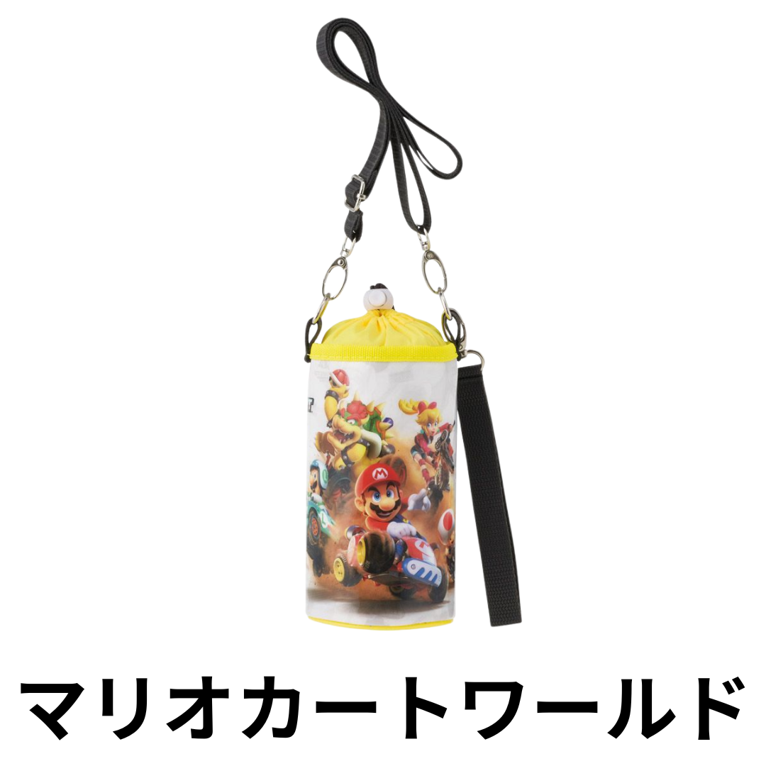 スケーター キャラクター エナメルボトルケース ショルダー付き 保冷