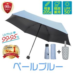 改良型 折りたたみ傘 日傘 軽量 205g コンパクト UVカット 99.95% 遮熱 UPF+50...