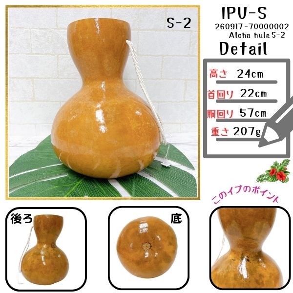 イプ Sサイズ フラ フラダンス 楽器 ハワイ ハワイアン 打楽器 フラ