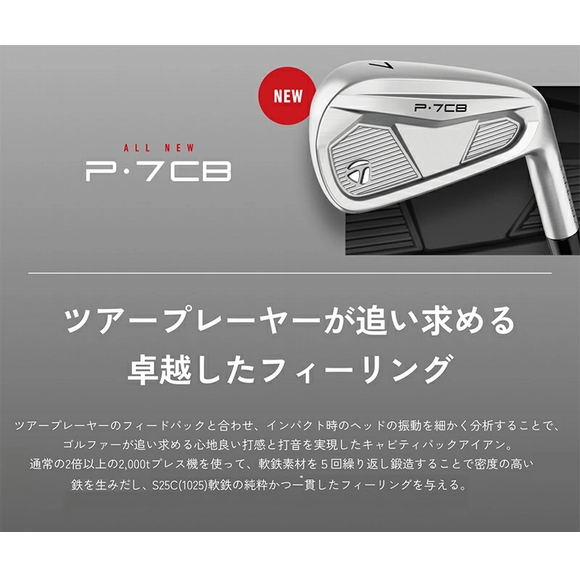 P700シリーズ テーラーメイド P7CB アイアン 5本セット（#6-PW