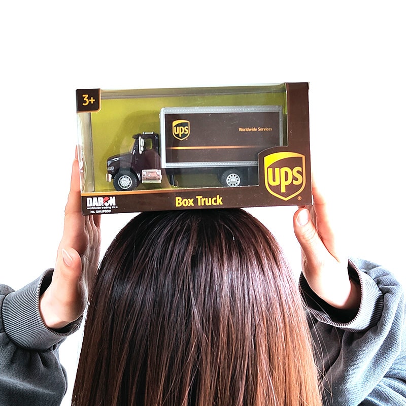 ミニカー かっこいい おしゃれ インテリア 置物 US UPS ボックス
