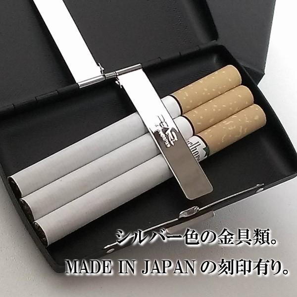 レア　タバコケース シガレットケース ブラックマット タバコケース かっこいい 艶消し 黒