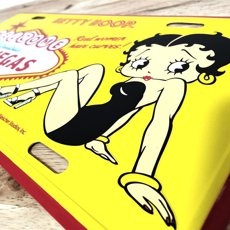 16日まで☆　ベティ・ブープ 　アメリカン雑貨　アンティーク雑貨　　電飾 BETTY BOOP ベティちゃん グッズ 電飾看板 ブリキ看板 電球付き