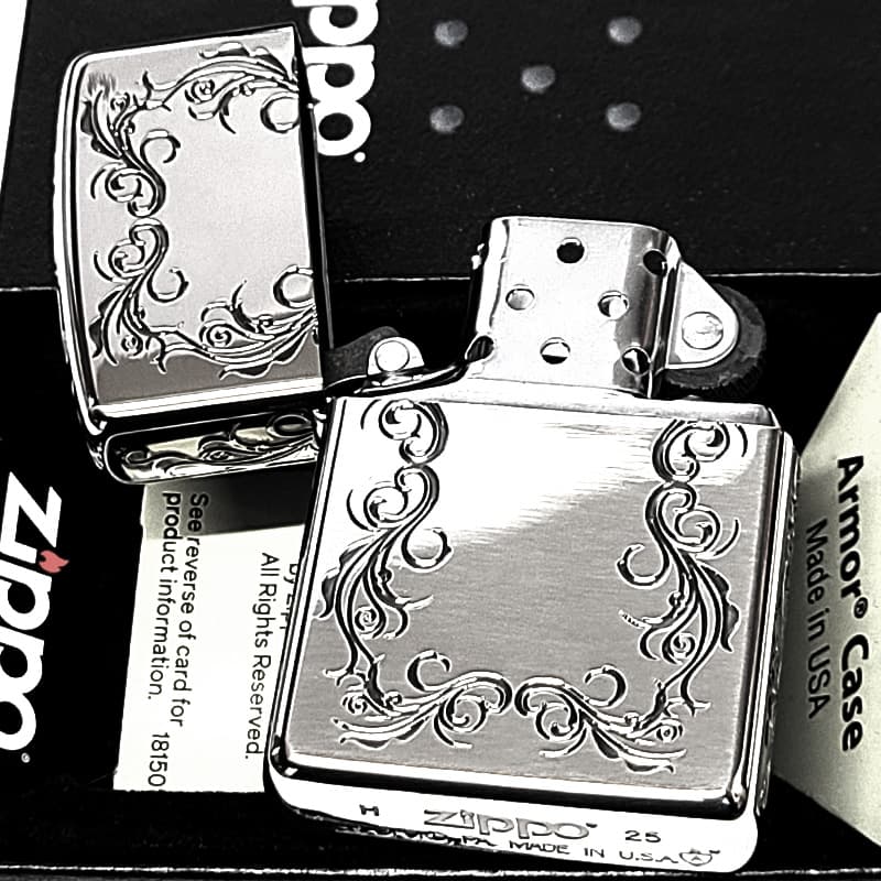 ZIPPO（ジッポー） アーマー ジッポ ライター アラベスク 5面彫刻
