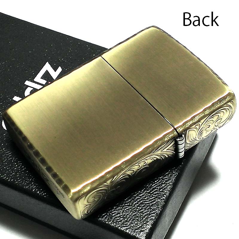 ZIPPO（ジッポー） ライター 3面アラベスク アンティークゴールド
