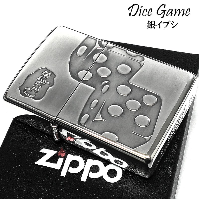 楽天市場】ZIPPO DICE GAME シルバー 2面加工 サイコロ ジッポ