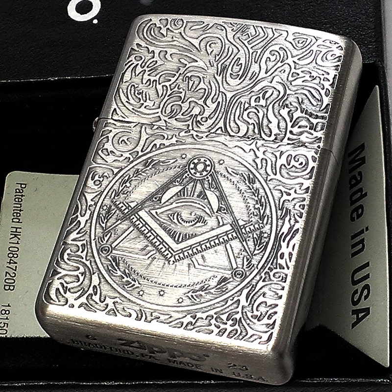 株DAICHI両面デザインZIPPO ZIPPO ライター アイオブプロビデンス おしゃれ 両面加工