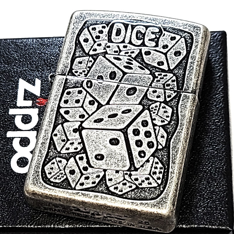 ZIPPO（ジッポー） ライター アンティークダイス シルバー ジッポ