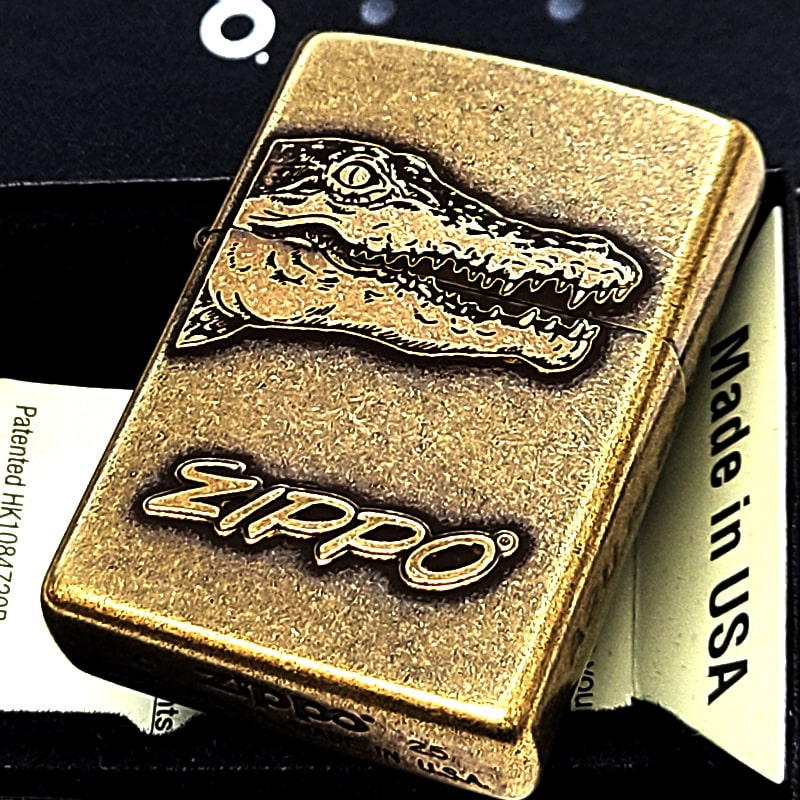ZIPPO（ジッポー） クロコダイル クラシックメタル かっこいい ジッポ
