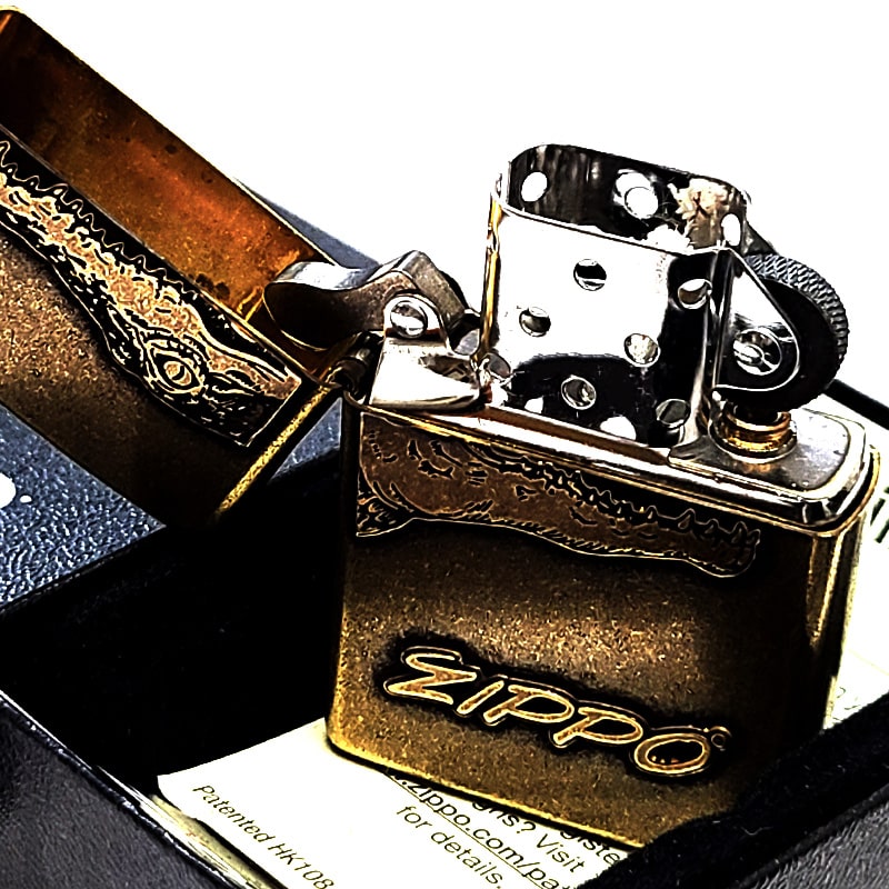 ZIPPO（ジッポー） クロコダイル クラシックメタル かっこいい ジッポ