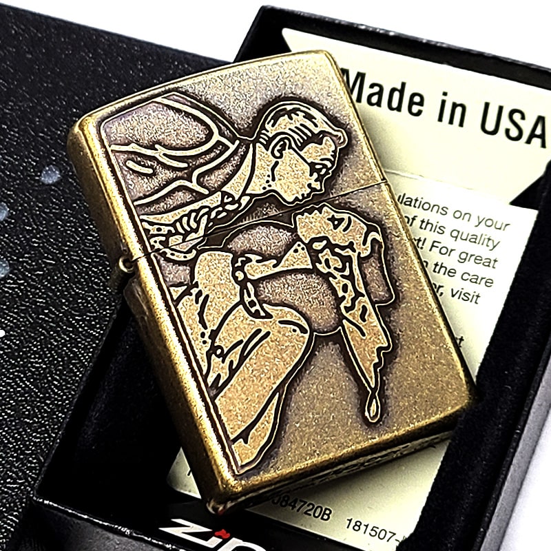 ZIPPO（ジッポー） ウィンディ キス クラシックメタル ジッポ ライター 