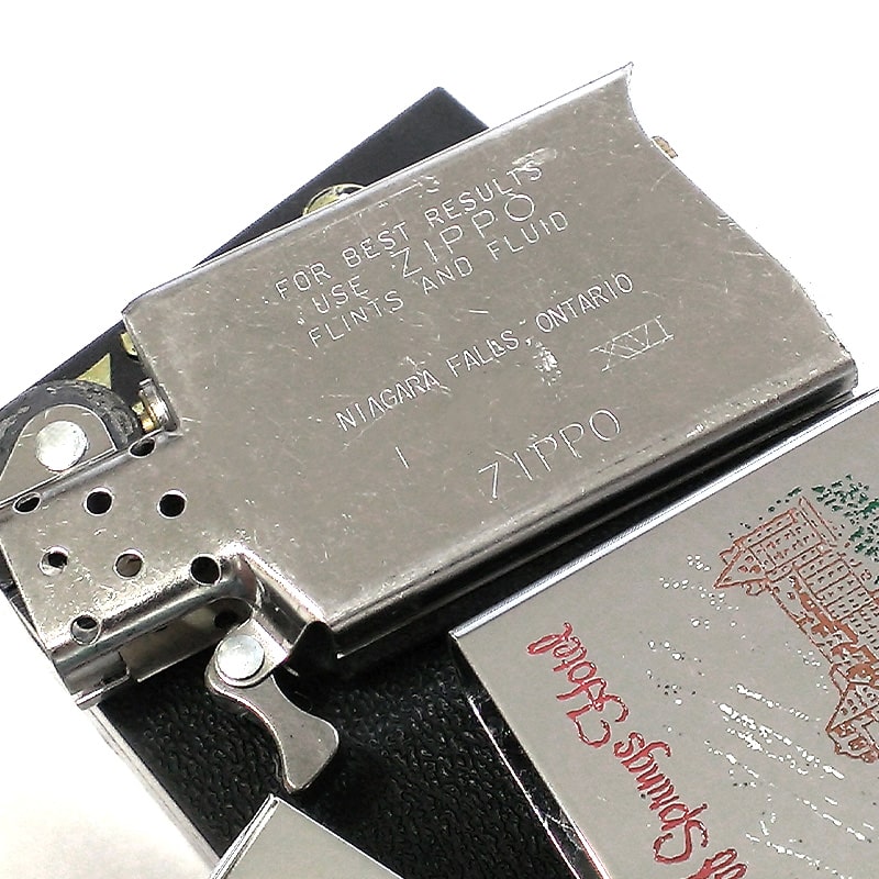 ZIPPO スリム カナダ製 1995年製 バンフ スプリングス ホテル ZIPPO スリム カナダ製 1995年製 バンフ スプリングス ホテル