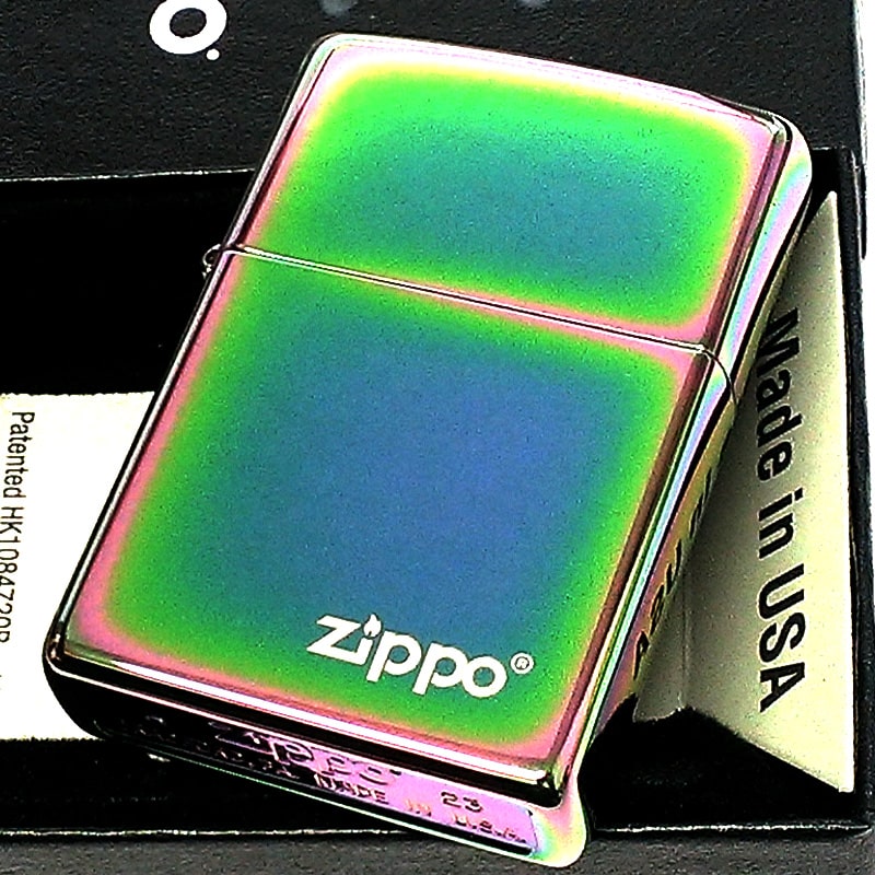 ZIPPO（ジッポー） レインボー ジッポ ライター おしゃれ ロゴ 