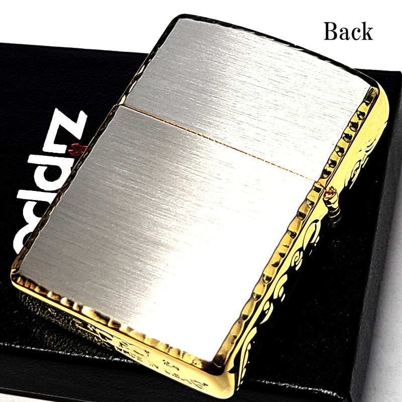ZIPPO（ジッポー） アーマー 限定 3面彫刻 アラベスク シルバー