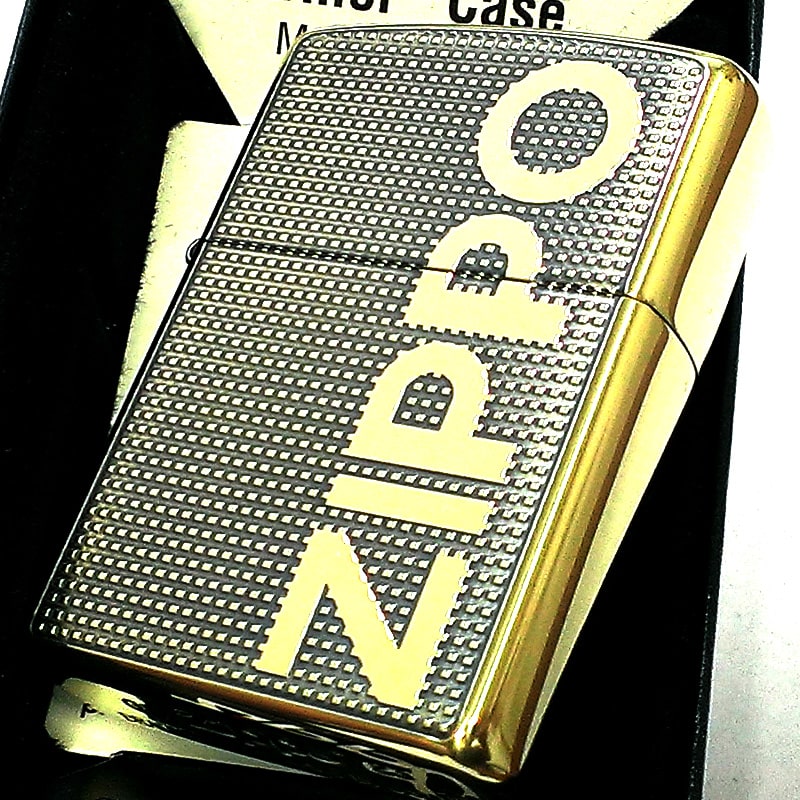 ZIPPO（ジッポー） アーマー 両面細密加工 ジッポ ライター ブラス