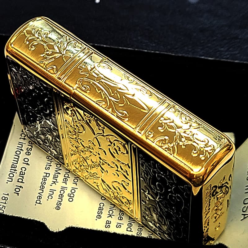 ZIPPO（ジッポー） アーマー 5面細密加工 アラベスク 彫刻 ジッポ