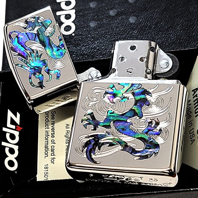ZIPPO】最終値下げ armor アーマー 両面 ビッグクロス 貝シェル ZIPPO