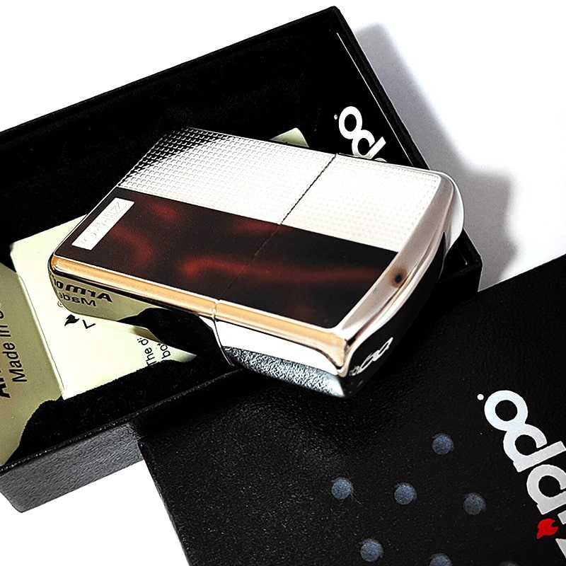 ZIPPO 訳あり アーマー ジッポ ライター マーブルライン
