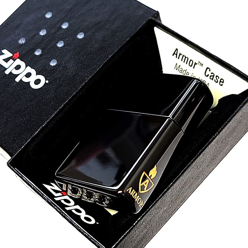 ZIPPO（ジッポー） アーマー N8 ブラックチタン ジッポ ライター 黒