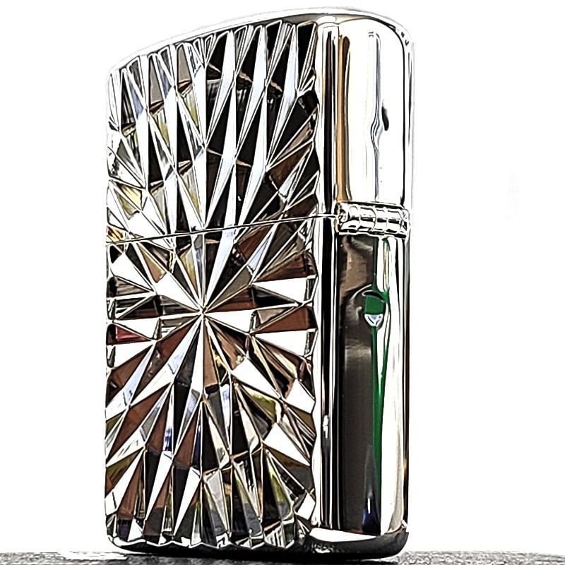 ZIPPO（ジッポー） ライター アーマー ダイヤカット 両面加工 ジッポ