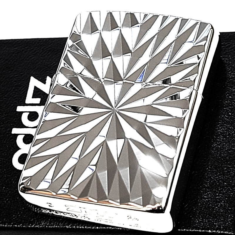 ZIPPO（ジッポー） ライター アーマー ダイヤカット 両面加工 ジッポ