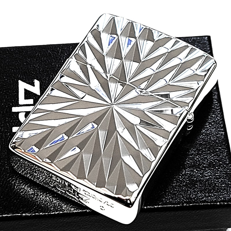 ZIPPO（ジッポー） ライター アーマー ダイヤカット 両面加工 ジッポ