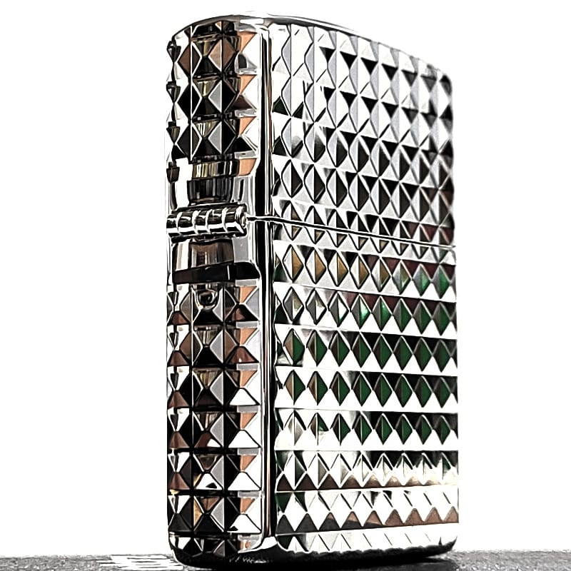 ZIPPO（ジッポー） アーマー ダイヤカット 彫刻 ジッポ ライター 4面