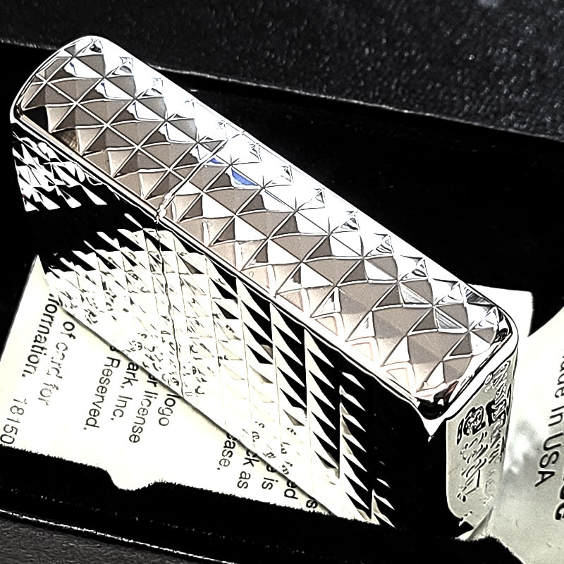 ZIPPO（ジッポー） アーマー ダイヤカット 彫刻 ジッポ ライター 4面