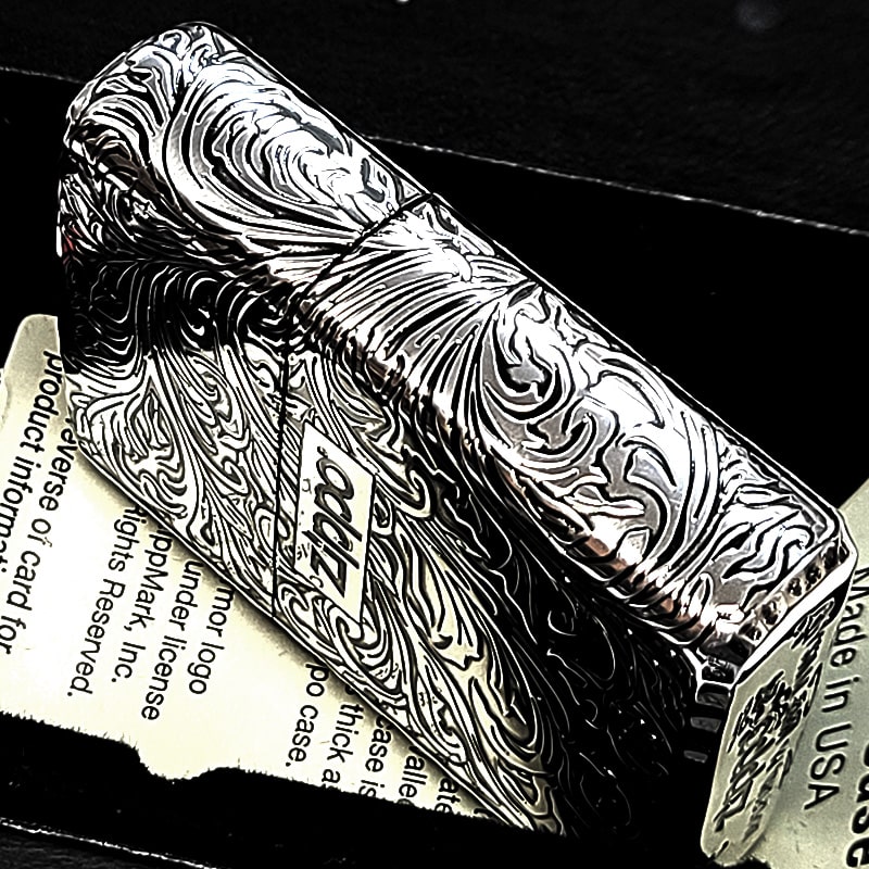 ZIPPO（ジッポー） アーマーアラベスク シルバー ジッポ ライター 彫刻