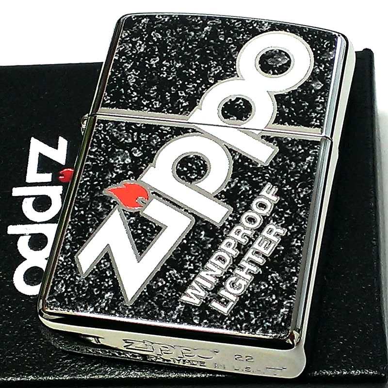 ZIPPO（ジッポー） アーマー ライター ロゴデザイン 黒 Zippo Logo