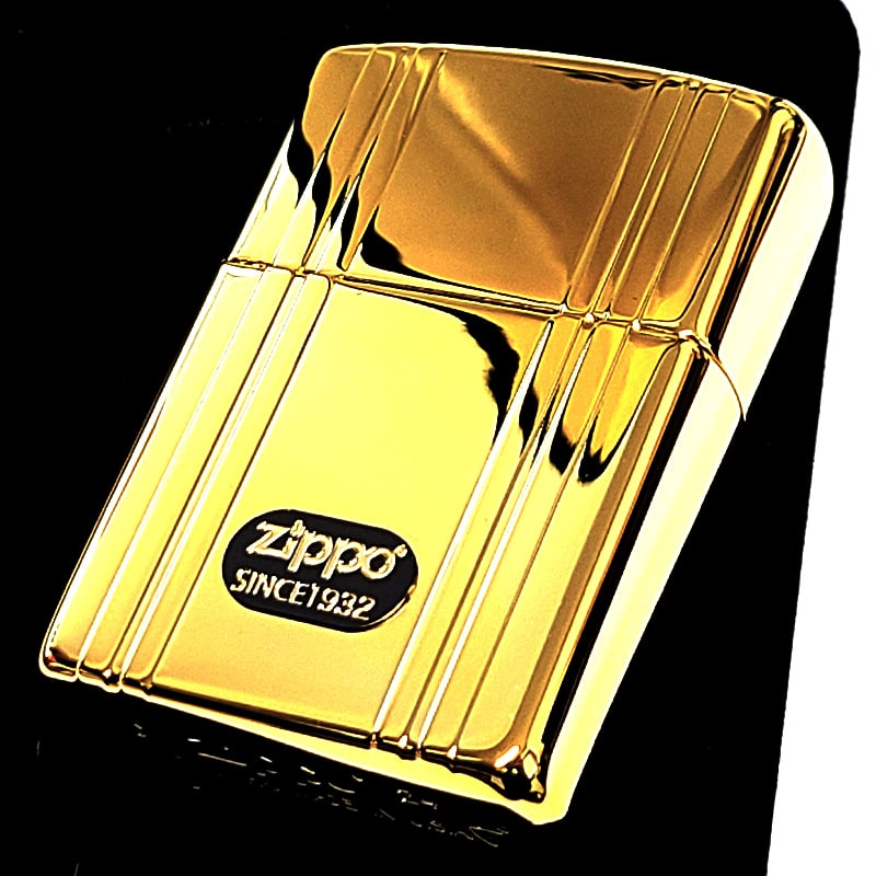 Zippo ゴールド ストライプライター ZIPPO 限定 アーマー ダブルストライプ ジッポ ライター