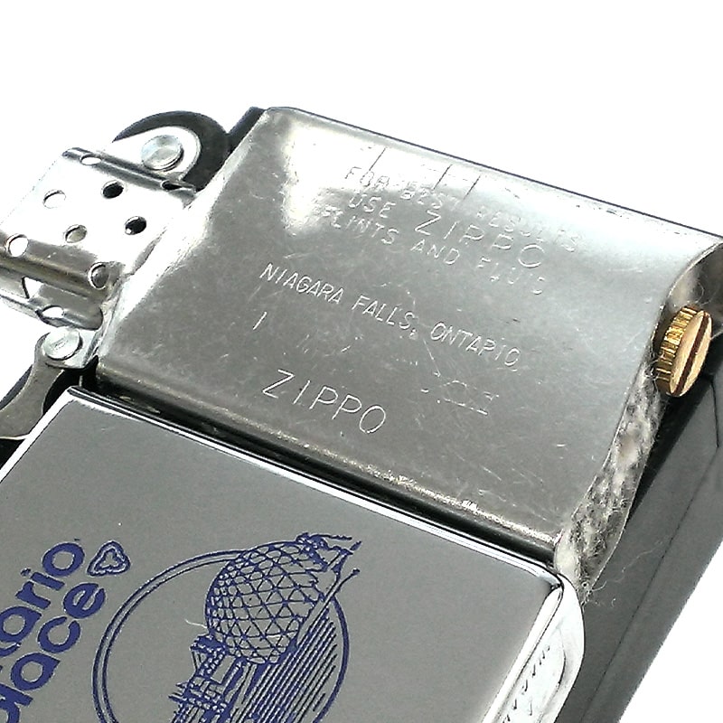 ZIPPO ライター 1992年製 スリム カナダ製 オンタリオ製 ジッポ レア 