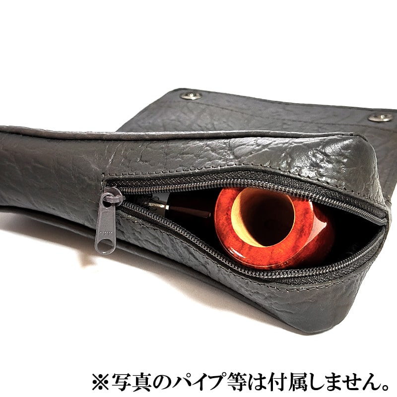 パイプポーチ 1本用 喫煙具 White elephant 本革 ホワイトエレファント