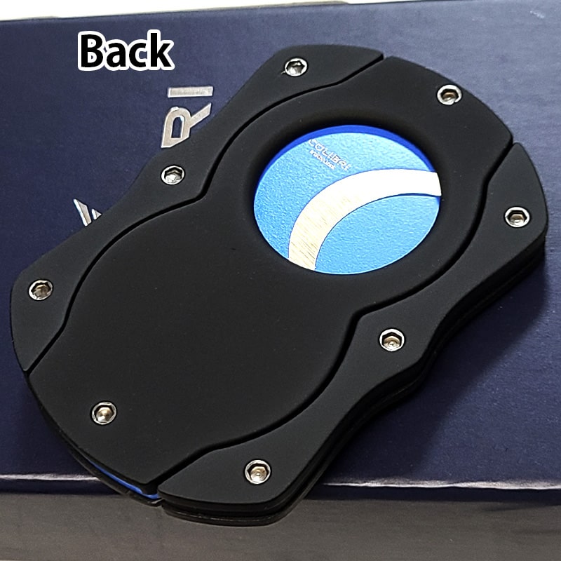 シガーカッター 葉巻用 Colibri 喫煙具 黒青 コリブリ 葉巻カッター