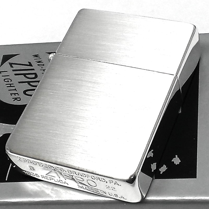 ZIPPO（ジッポー） ZIPPO 1935 復刻レプリカ 高純度銀メッキ 100
